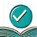 Icon of a magnifying glass over a book, symbolizing verified expert answers.