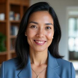 Portrait of Dr. Anya Sharma, a Hormone Health Advisor with a thoughtful, expert presence.