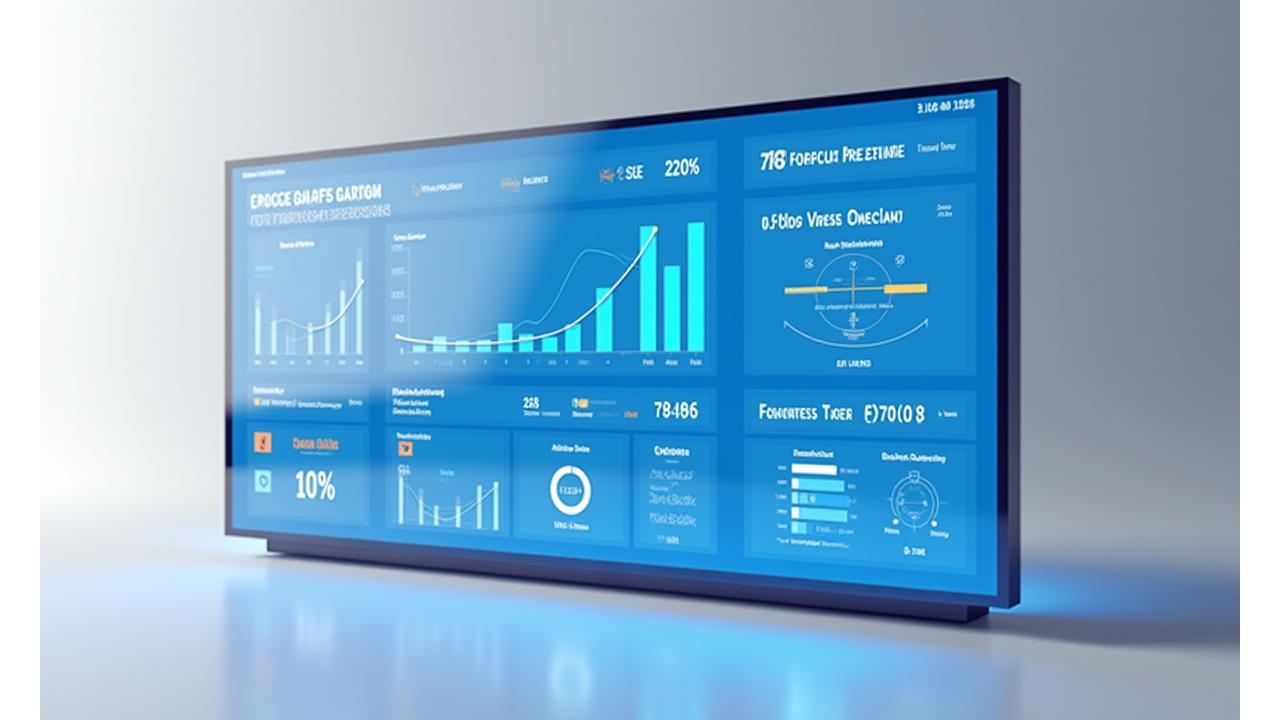 A clean, modern performance dashboard screen displaying various male health metrics: strength gains, sleep quality scores, energy levels, and body composition changes. Data visualizations are presented clearly with a professional, minimal design.